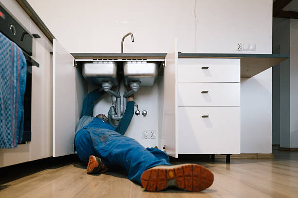 Professional Drain Cleaning technician working in Winlock, WA